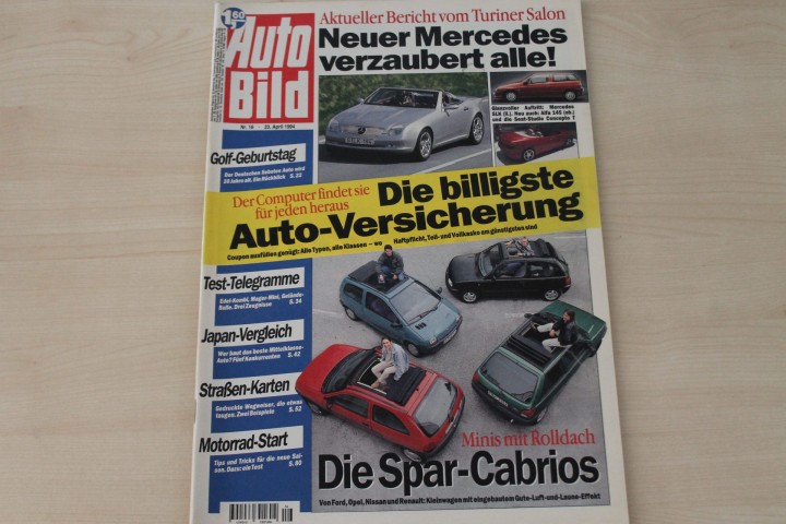 Deckblatt Auto Bild (16/1994)